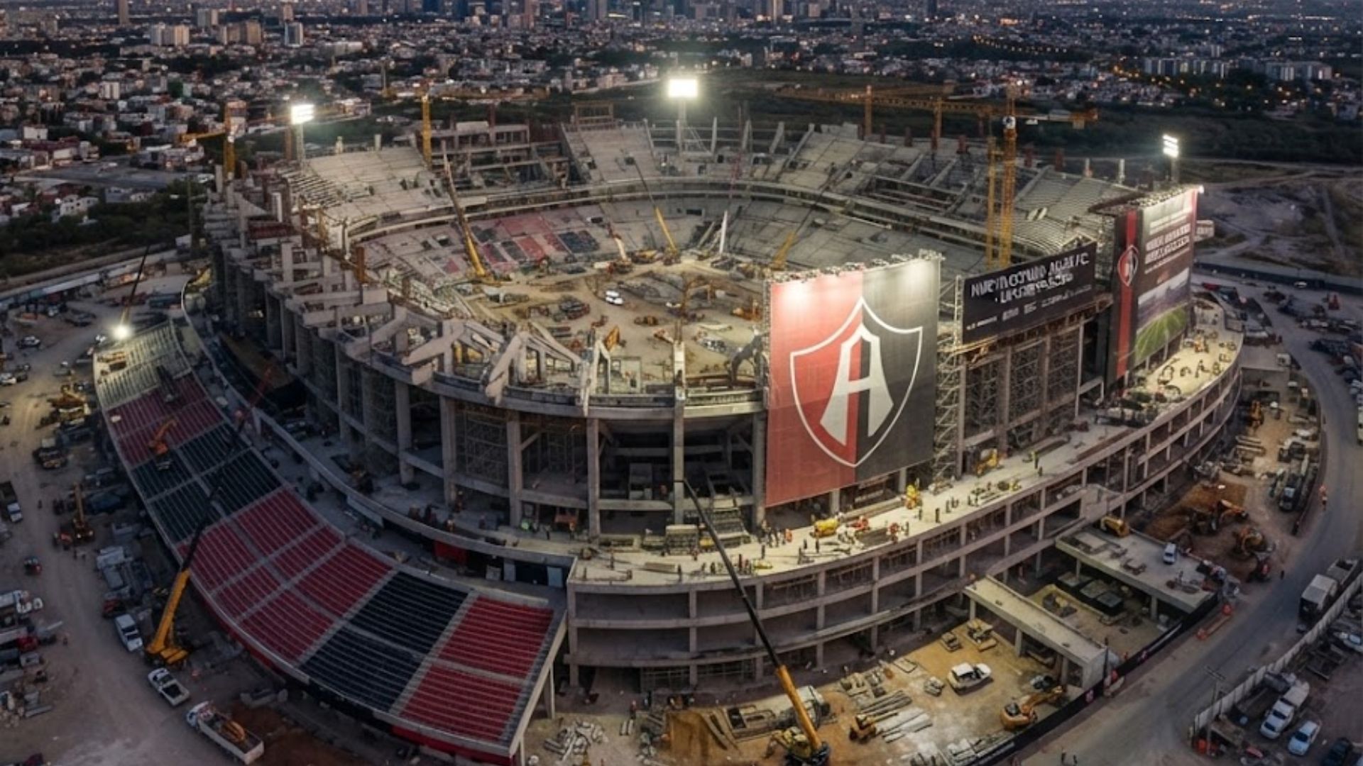 Atlas prepara uno de los movimientos más ambiciosos de su nueva era: el proyecto de un estadio propio que marcaría su salida futura del histórico Estadio Jalisco. / ESPECIAL GEMINI