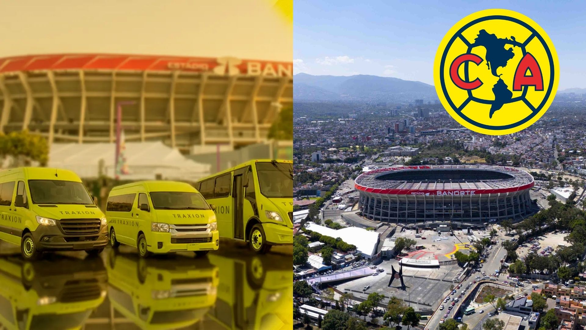 América estrenó una alternativa de transporte para facilitar la llegada y salida de sus aficionados en los partidos como local en el Estadio Banorte, antes Estadio Azteca. / ESPECIAL MEXSPORT ClubAmerica