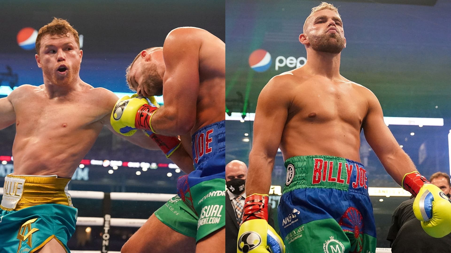 Canelo y Billy Joe Saunders se enfrentaron en 2021. LAPRESSE