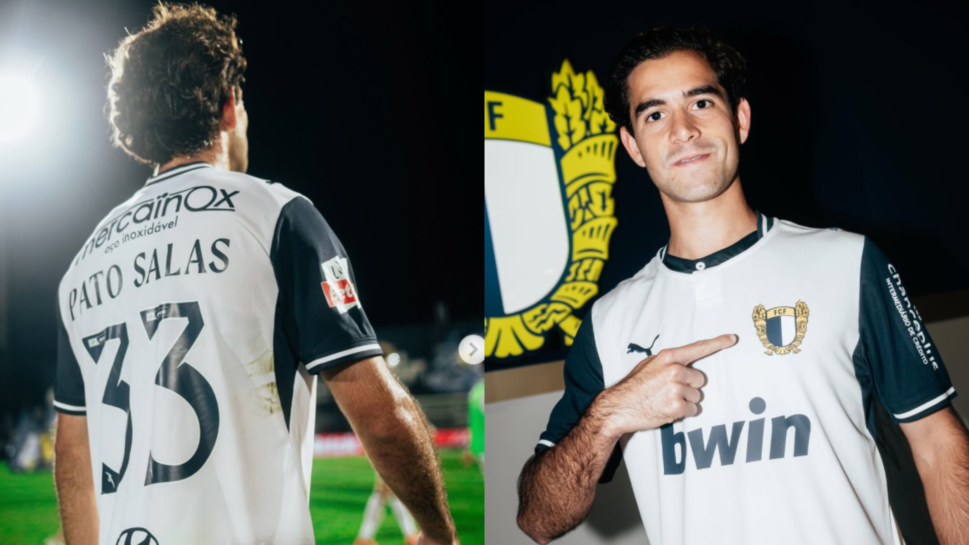 Patricio Salas comenzó a escribir su historia goleadora en Europa: el mexicano marcó en la victoria del FC Famalicão durante un partido amistoso ante Trofense. / ESPECIAL @patosalas_