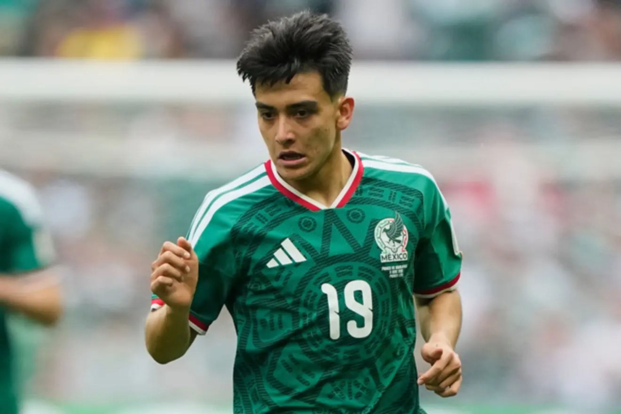 Gilberto Mora, con la selección mexicana