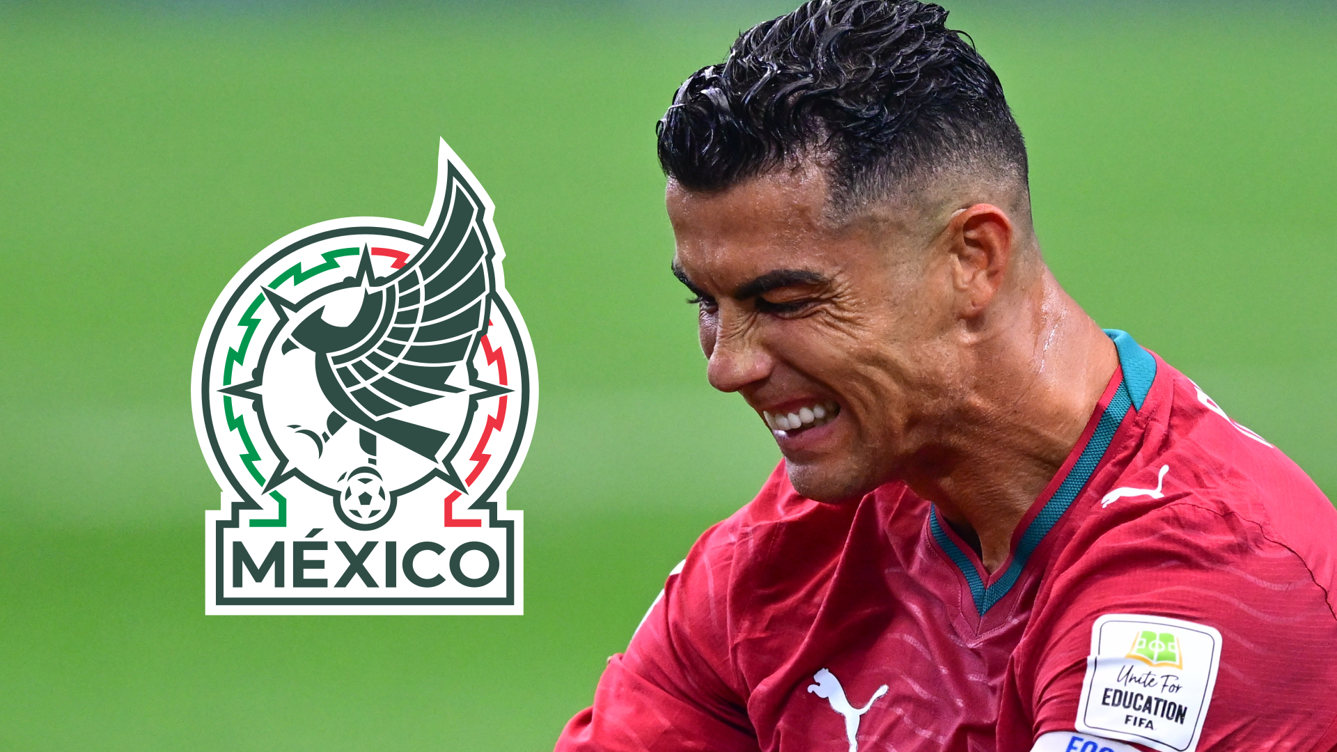 El astro portugués solo eenfrentó una vez al combinado azteca. MARCAMX