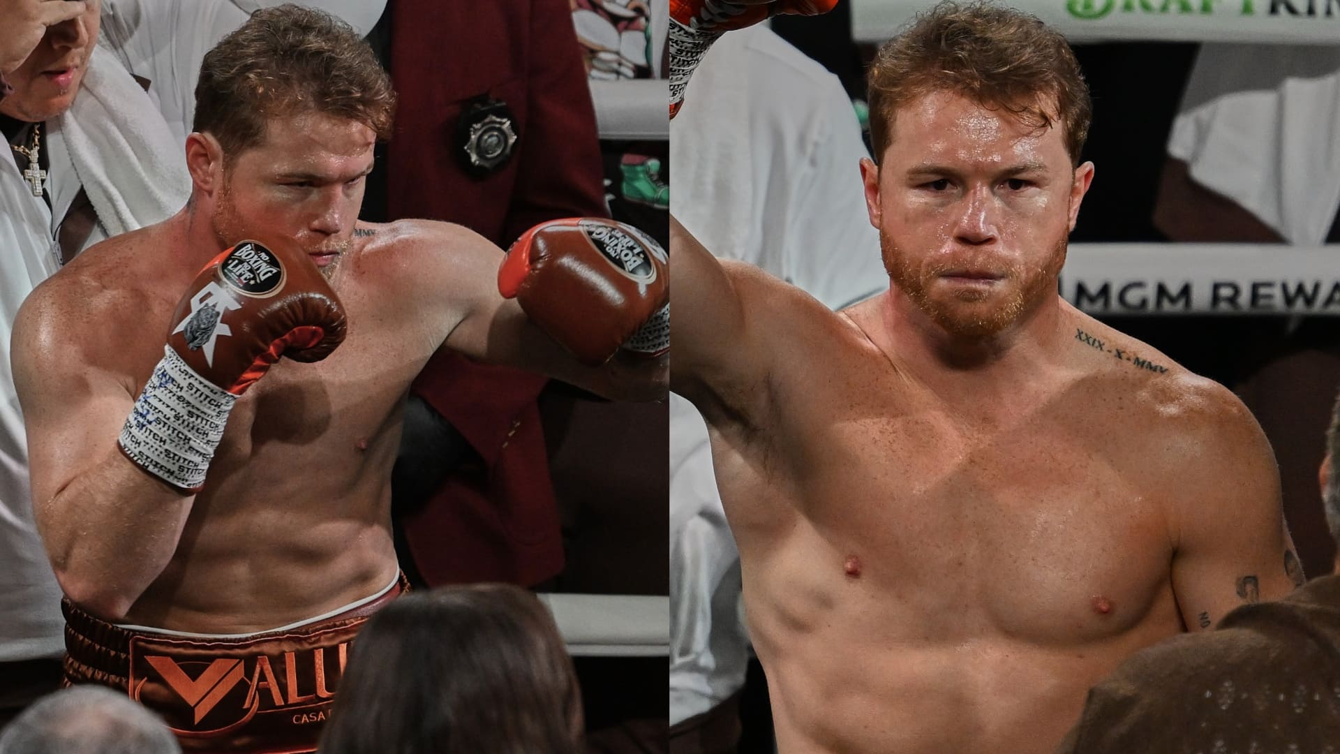 Canelo Álvarez reveló que le quedan 4 o 5 peleas más antes del adiós. MEXSPORT
