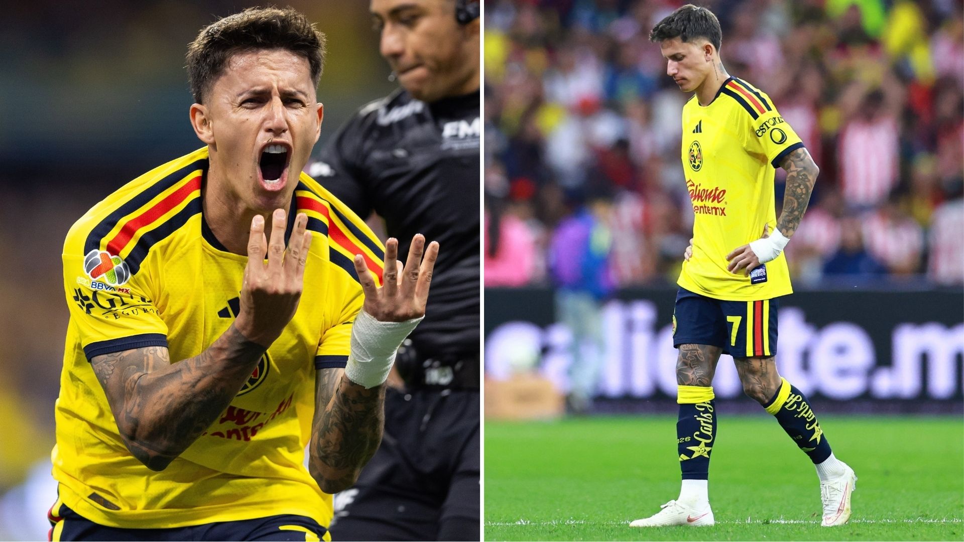 Brian Rodríguez será baja ante Chivas: problema migratorio cambia los planes del América / ESPECIAL
