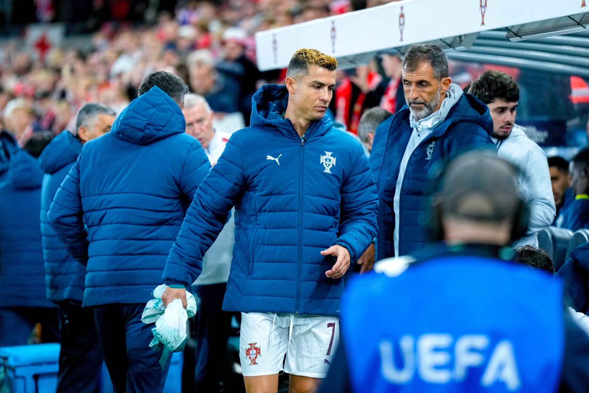 Cristiano Ronaldo, el día del partido ante Noruega. LAPRESSE
