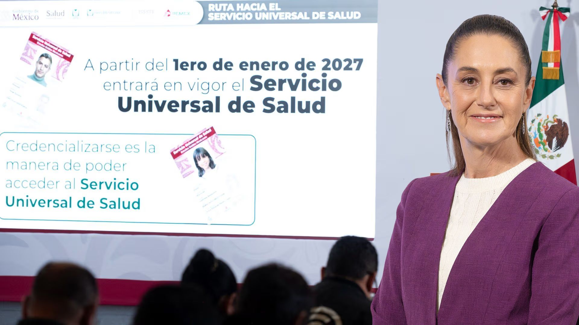 El Gobierno de México mostró el diseño de la credencial que será la llave de entrada al Servicio Universal de Salud y estará vinculada al expediente médico digital. / ESPECIAL X @apoyosbienestar