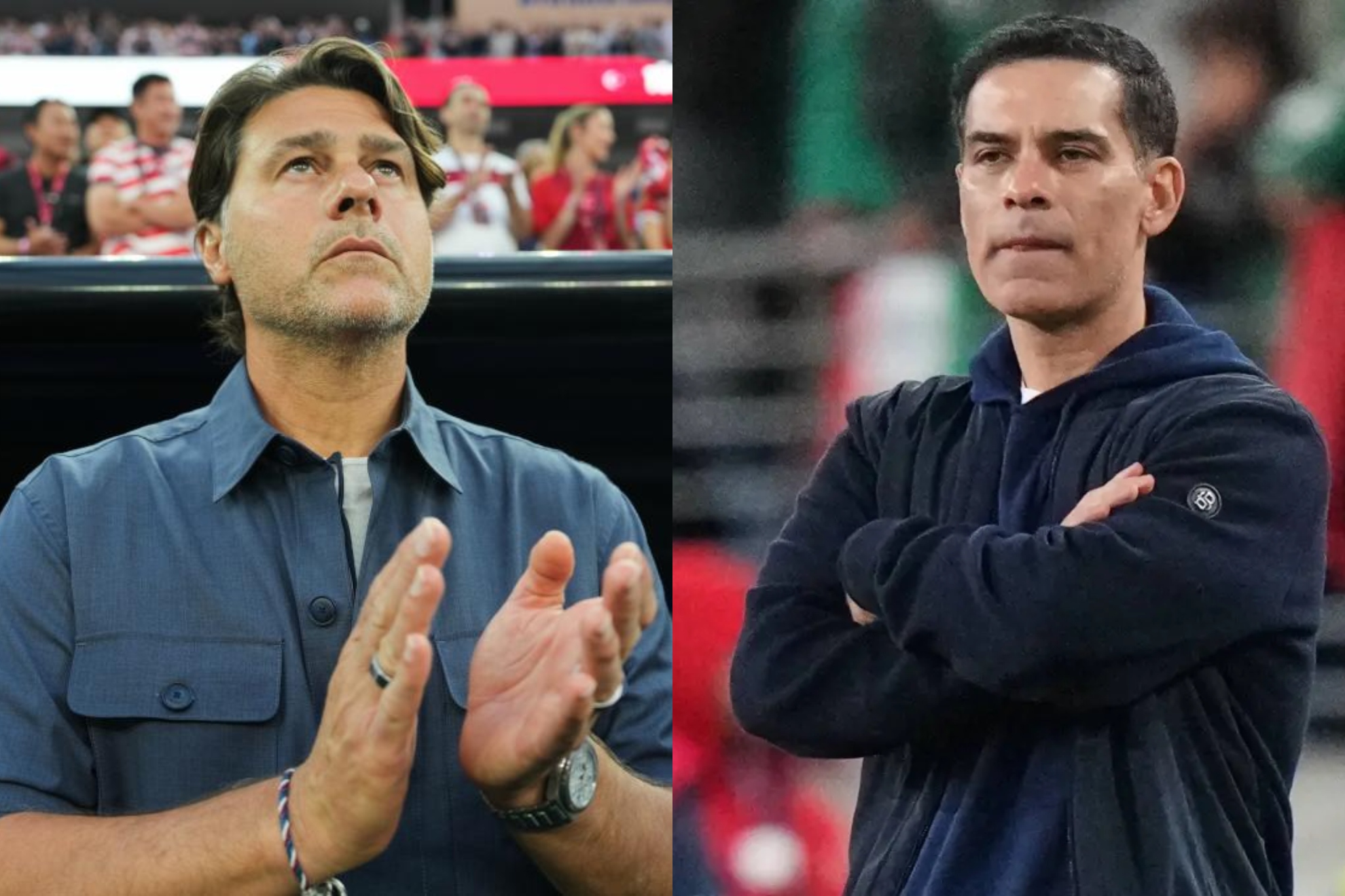 Mauricio Pochettino y Rafa Márquez LAPRESSE