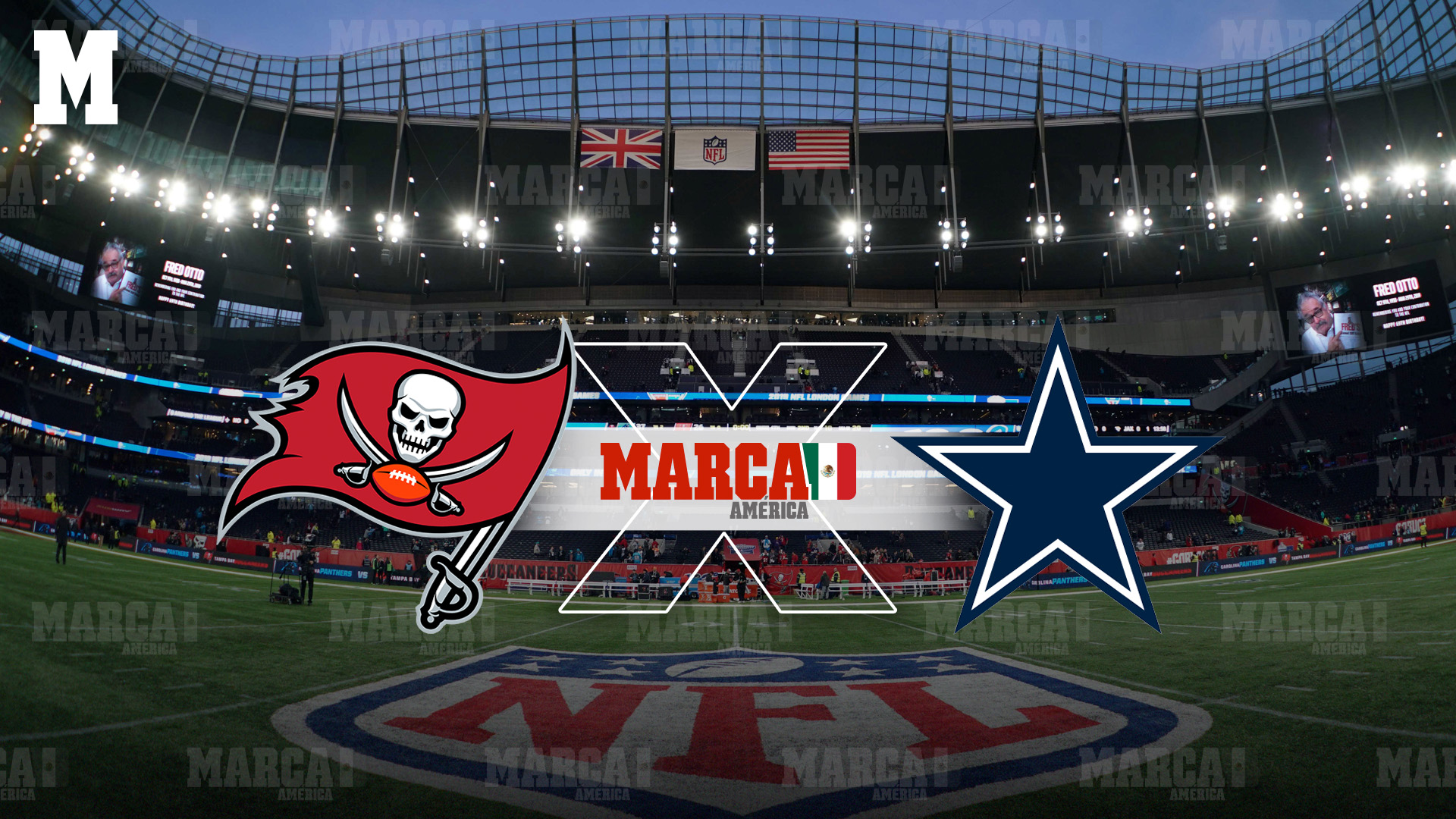 Buccaneers vs Cowboys SEO MARCA