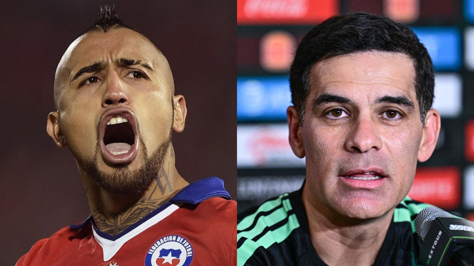 Durante una transmisión, Arturo Vidal cuestionó la velocidad de los defensores del Tri y pidió una presión alta que terminó castigando al equipo de Rafa Márquez. / ESPECIAL MEXSPORT @kingarturo23oficial