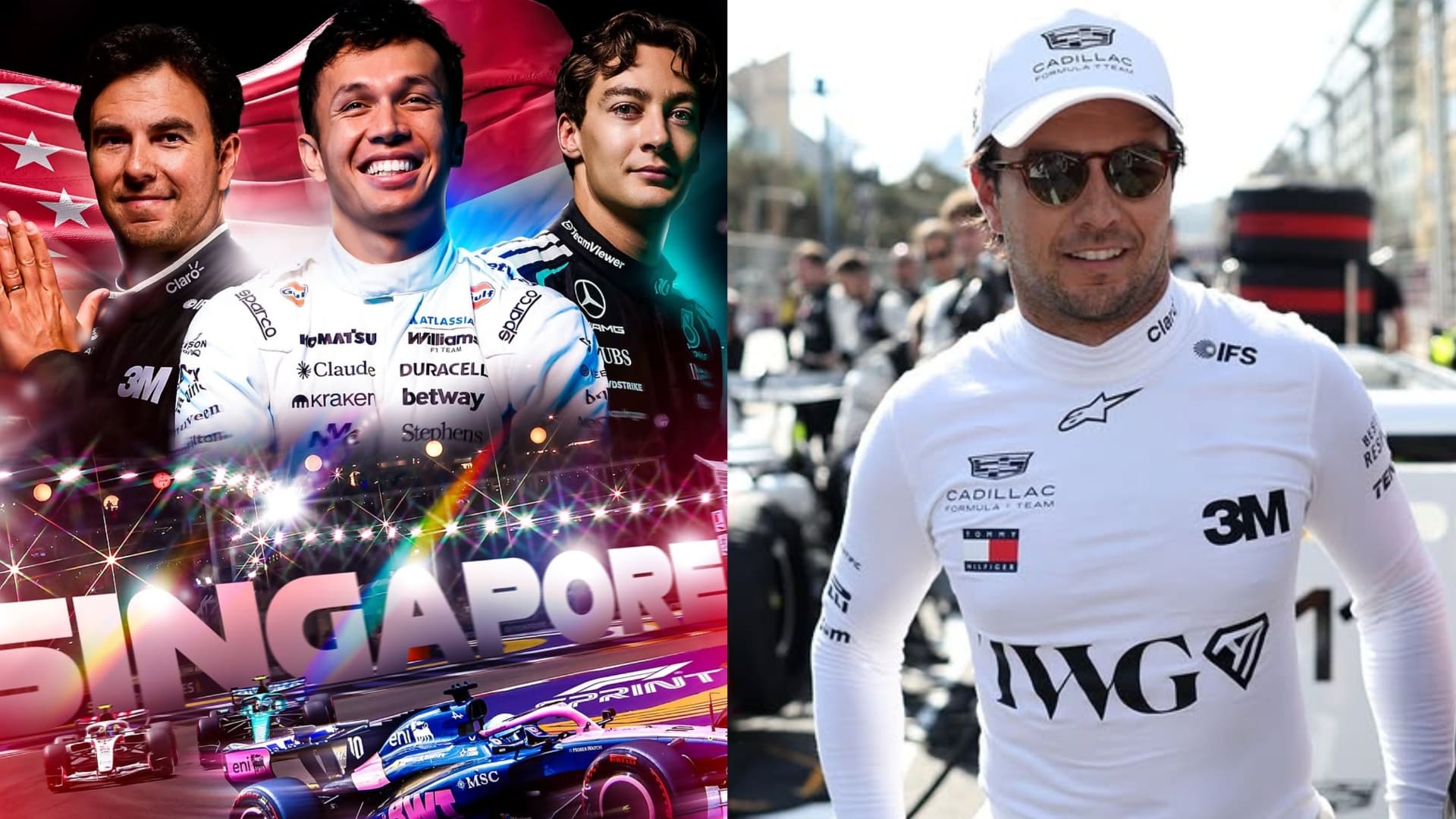 Sergio Pérez y Cadillac enfrentarán formato Sprint en Singapur. IG @schecoperez @f1