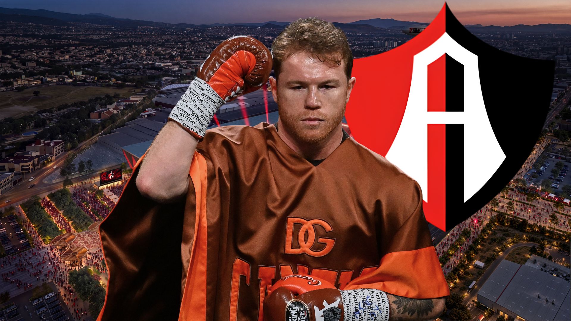 Saúl 'Canelo' Álvarez celebró la construcción de la nueva casa de los Rojinegros y sorprendió con una propuesta que podría llevar el boxeo a otro nivel en Guadalajara. / ESPECIAL MEXSPORT