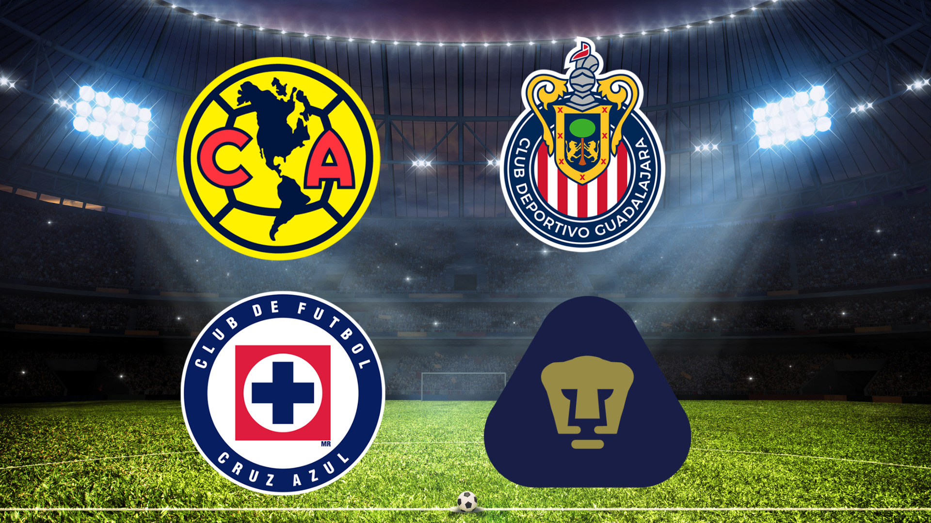 Te decimos los horarios de los partidos de los cuatro grandes de Liga MX. / ESPECIAL