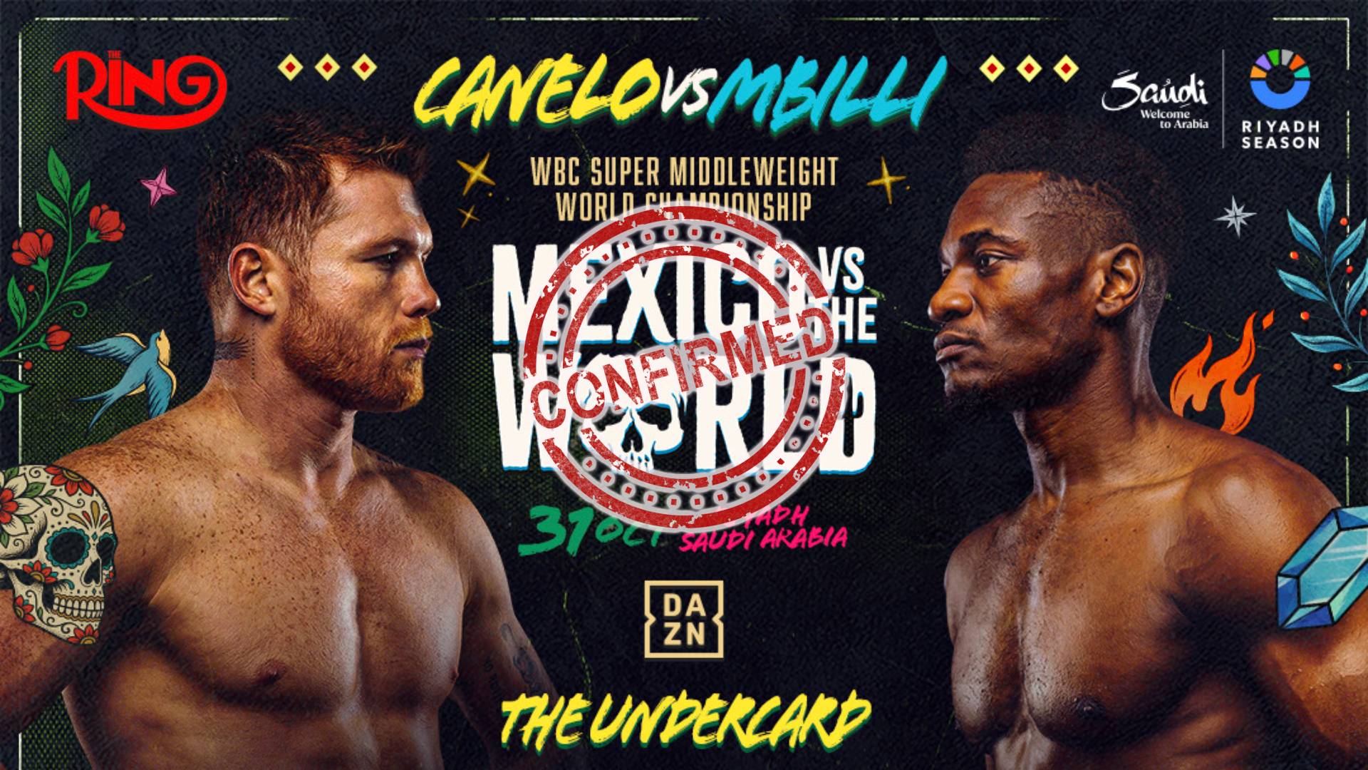 Ya está completa la cartelera para la función del Canelo Álvarez / Especial