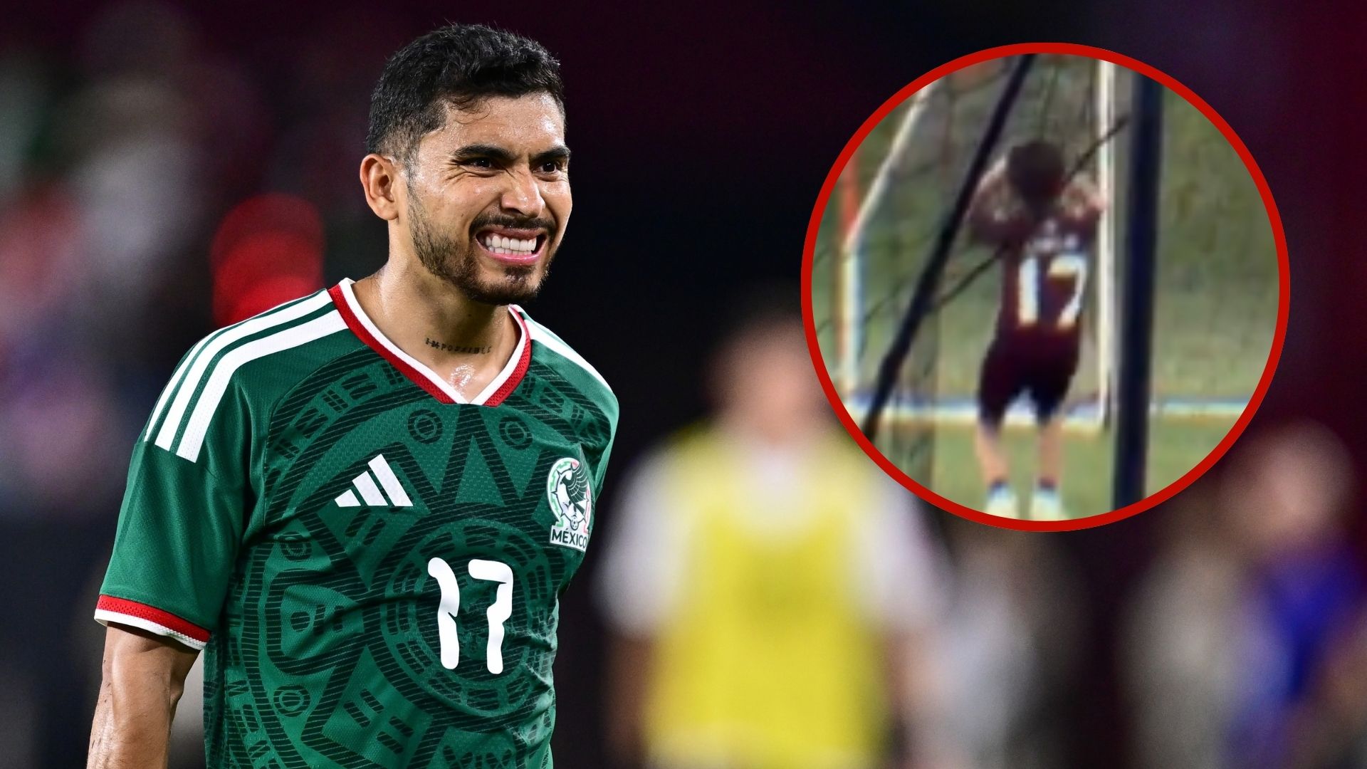 El hijo del futbolista mexicano se robó las miradas al festejar un gol con los mismos pasos que convirtieron a Orbelín Pineda en uno de los personajes más carismáticos del futbol. / ESPECIAL MEXSPORT