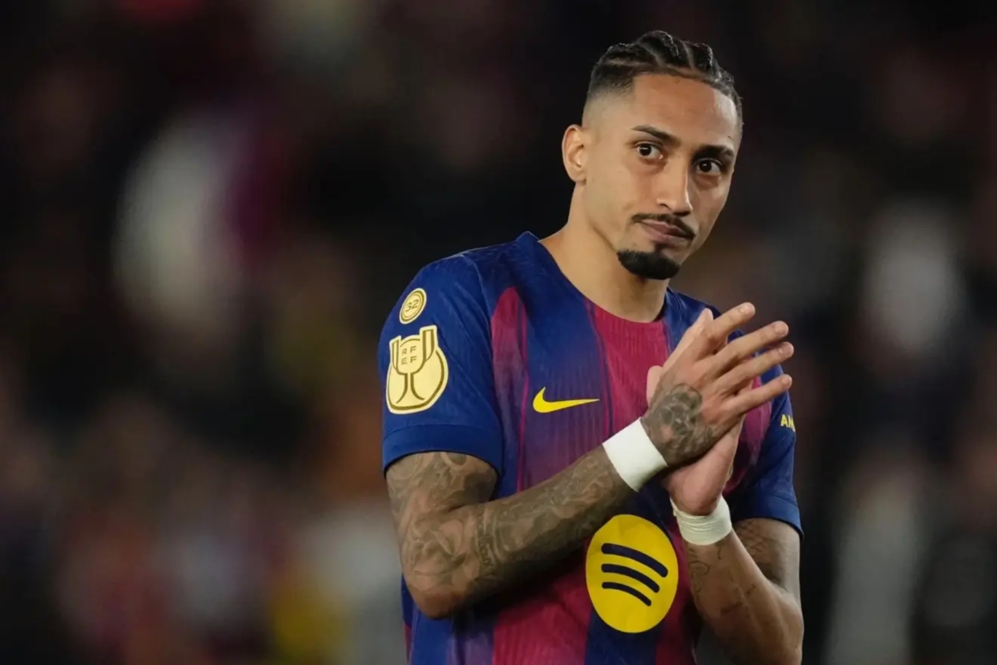 Raphinha, con el Barcelona EFE
