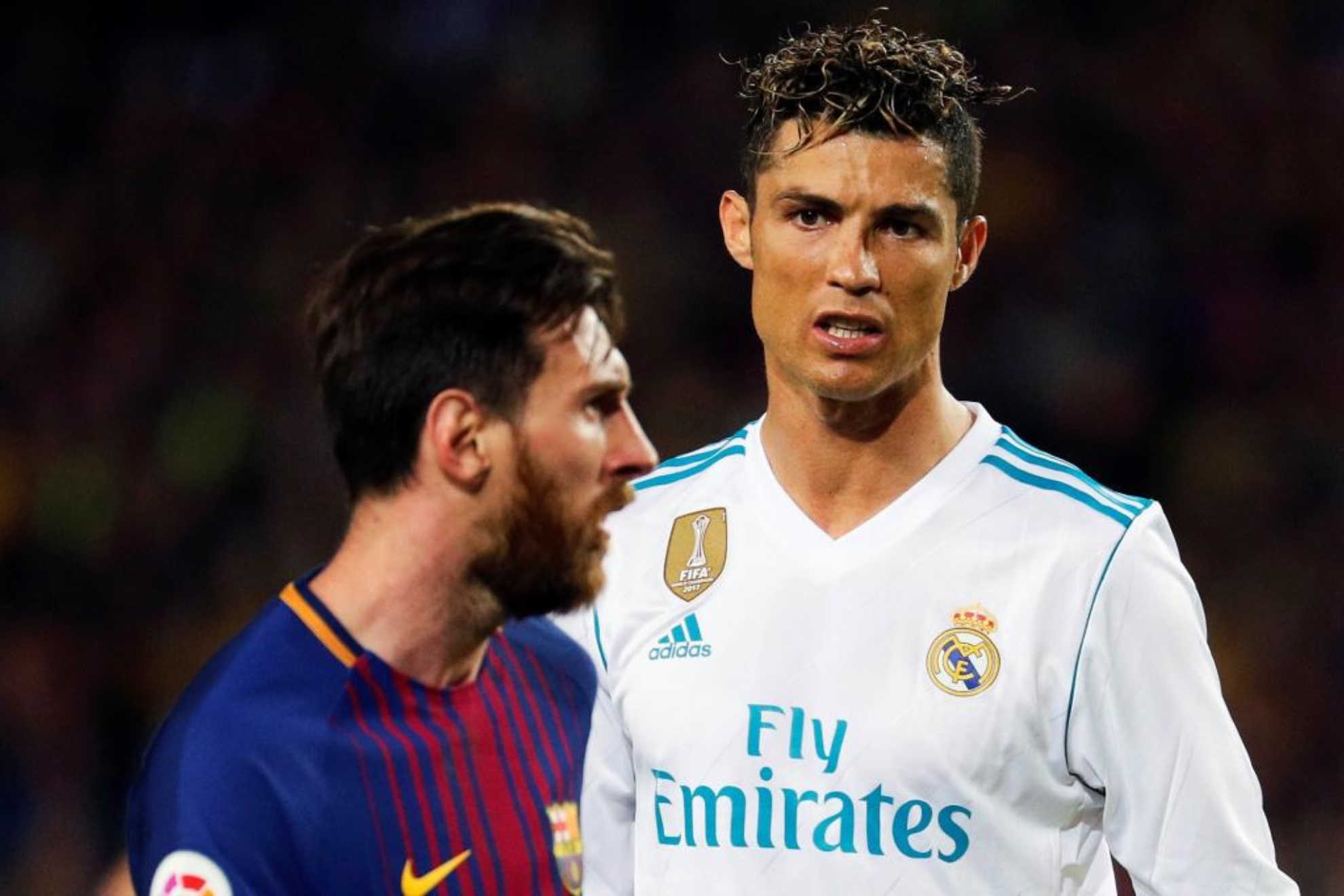 Messi y Cristiano Ronaldo. EFE