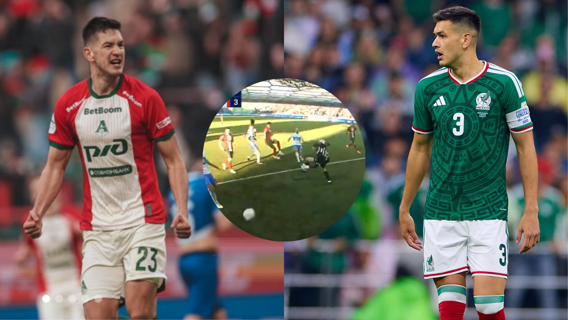 César Montes anota en la goleada del Lokomotiv /IG@cjasib MEXSPORT