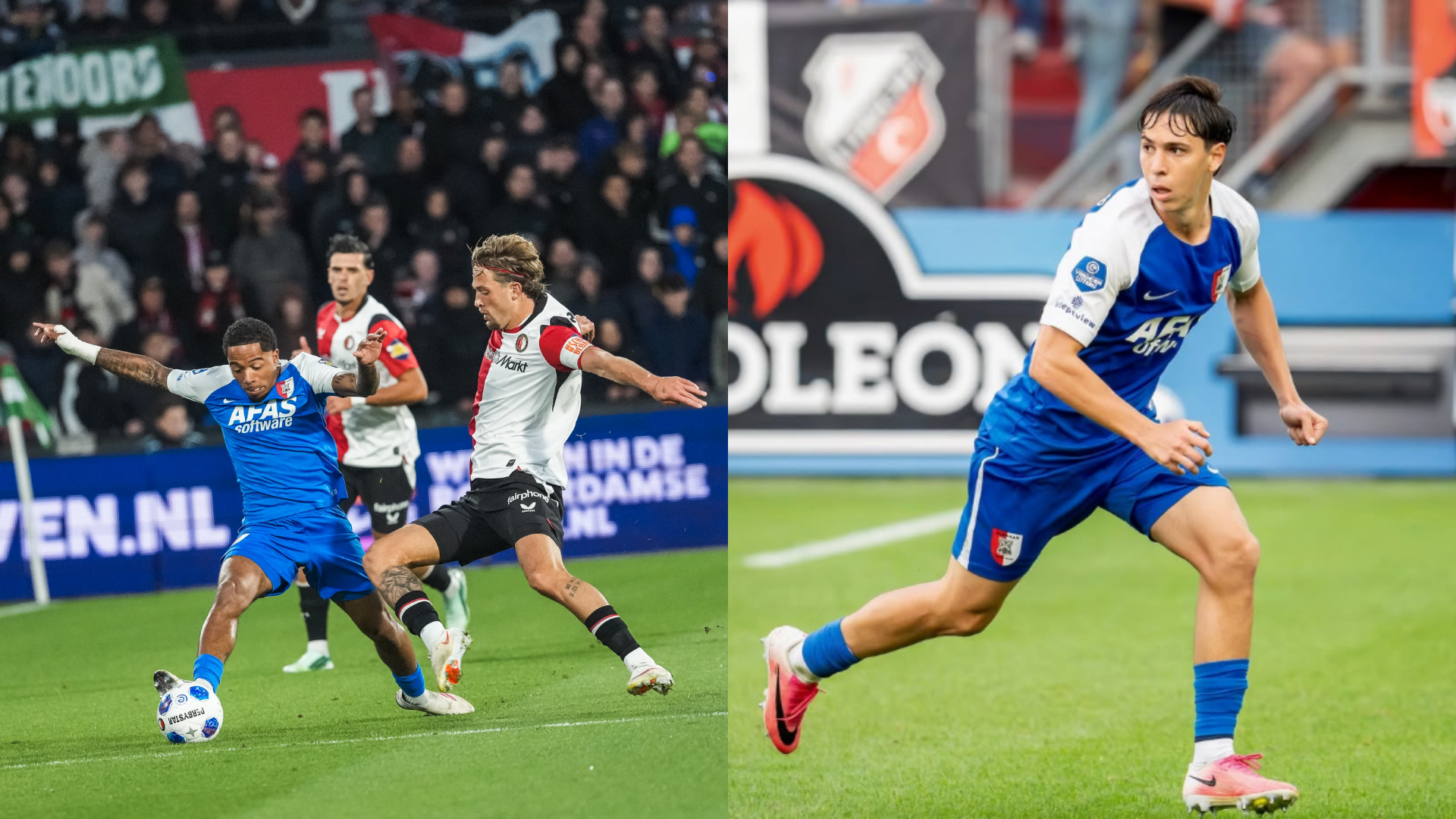 Mateo Chávez continúa con su mala racha y pierde el invicto en la Eredivisie: Resumen Feyenoord vs Alkmaar /X@AZAlkmaar IG@mateo.chaveez
