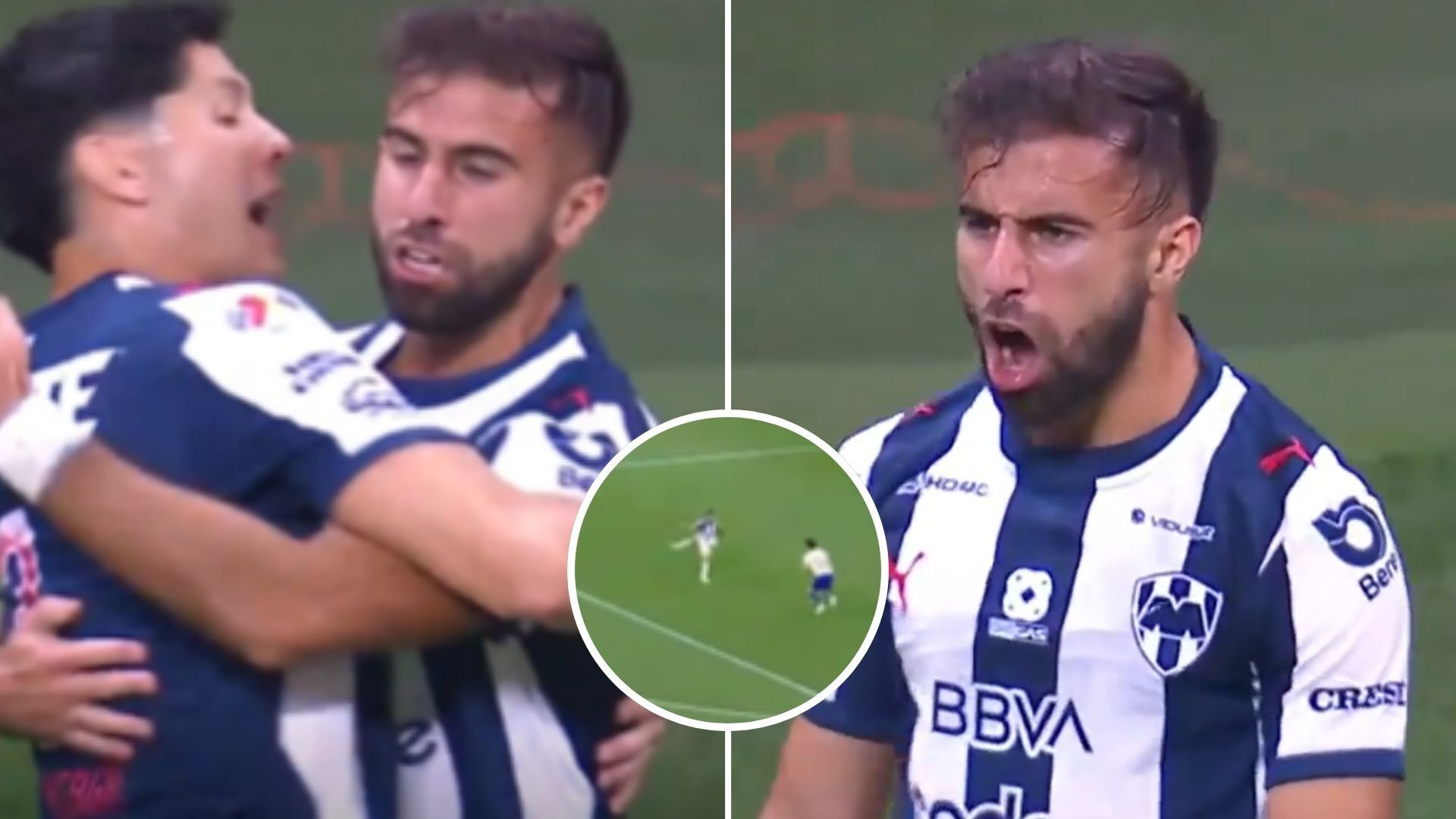 Diego Rossi y su gol ante América Capturas X