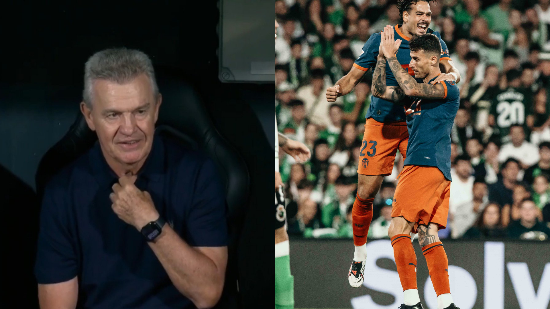 Javier Aguirre debutó con empate en Valencia. / ESPECIAL