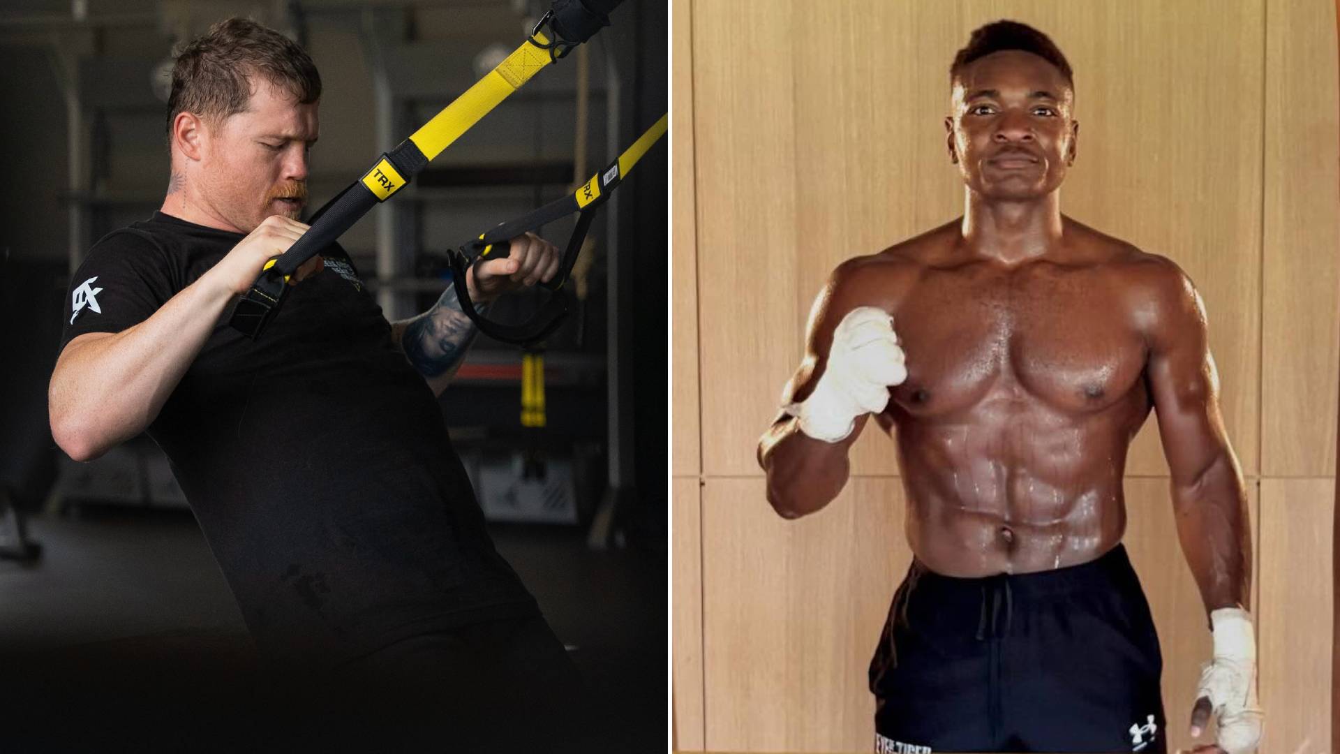 Canelo Alvarez y Christian Mbilli / Especial