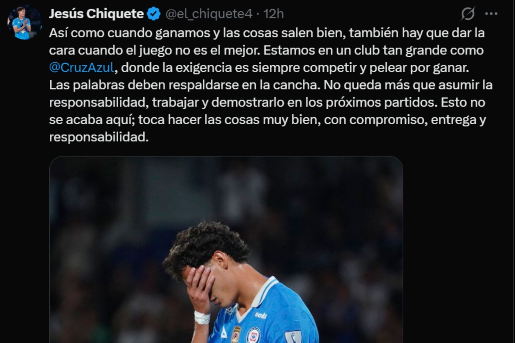 Jesús Orozco Chiquete se ‘desahoga’ tras sus errores en el Cruz Azul ...