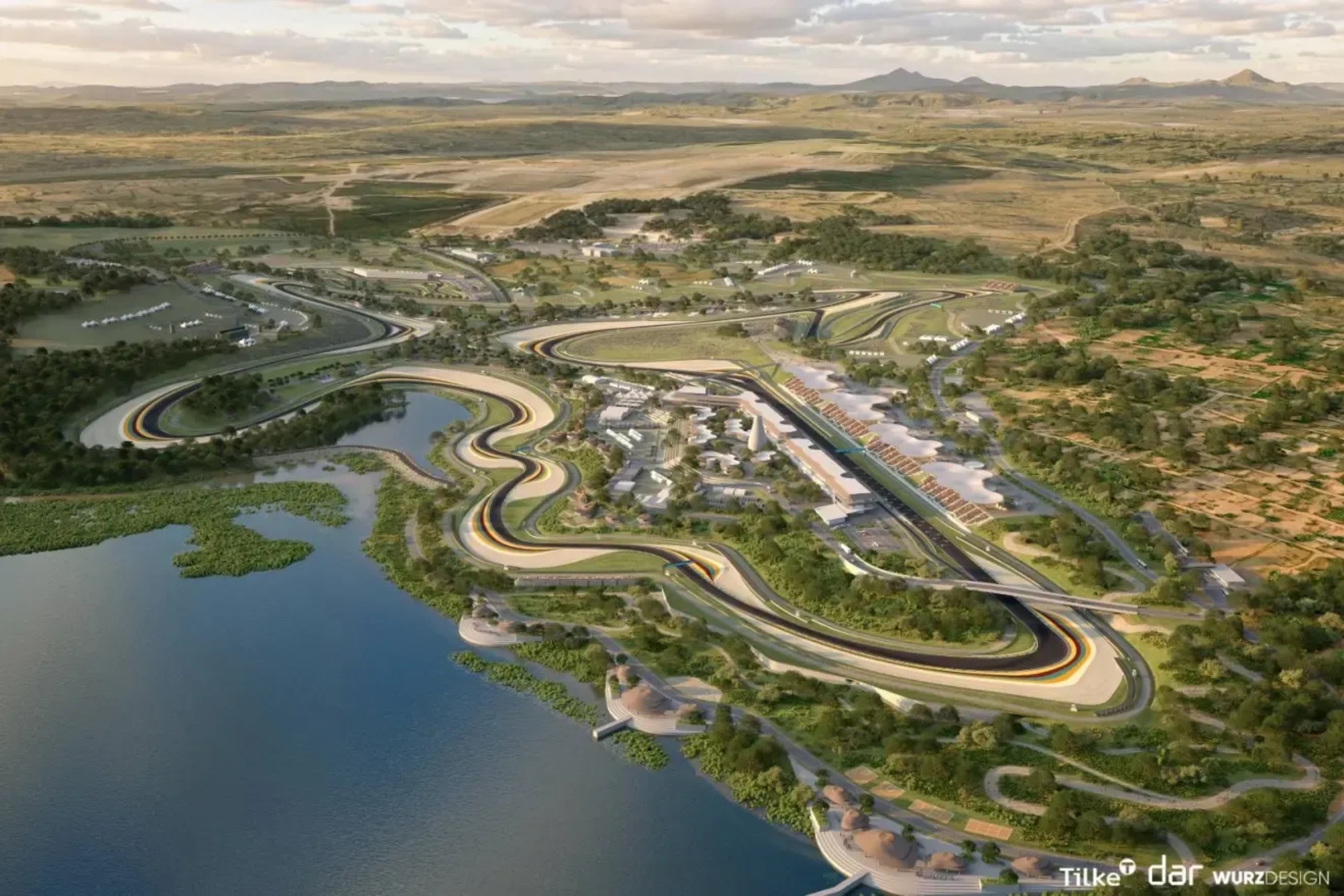 Recreación del circuito de Ruanda F1