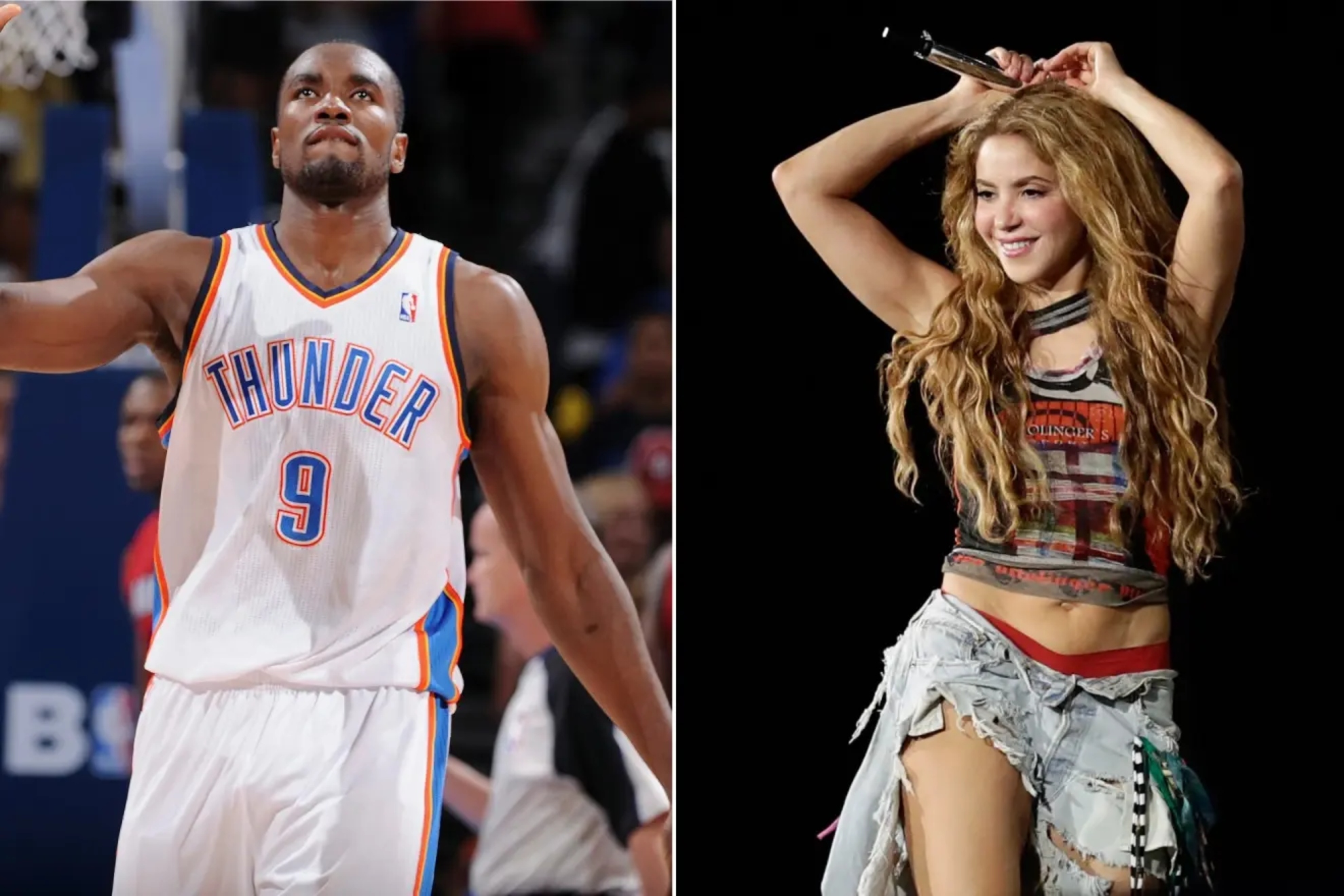 Serge Ibaka y Shakira