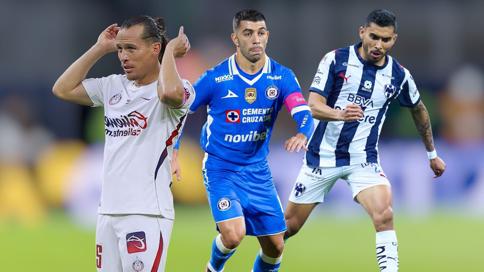 Oso González, Erik Lira & Orbelín Pineda / Especial
