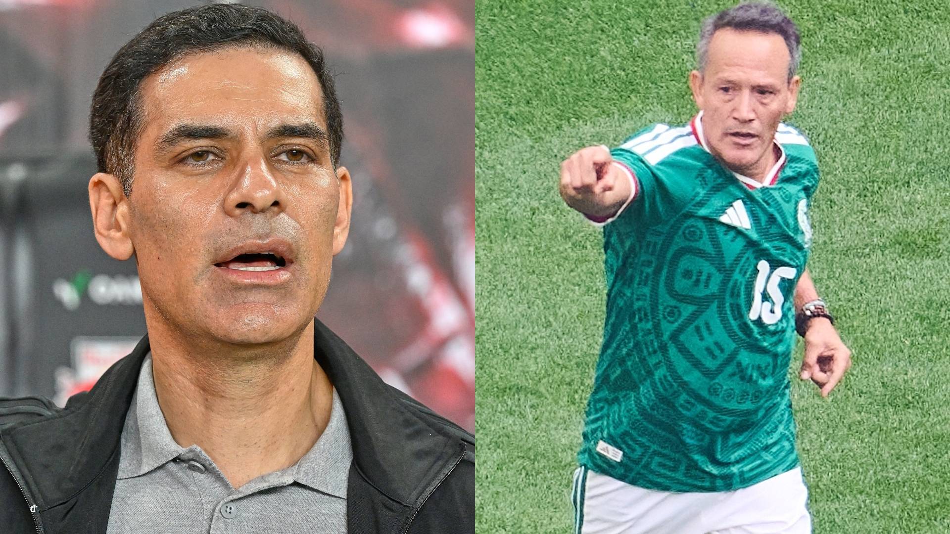 Rafael Márquez y Luis Hernández. MEXSPORT
