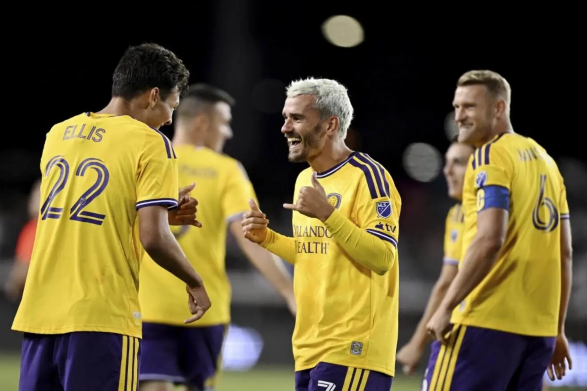 Griezmann celebra un gol con Orlando City LAPRESSE
