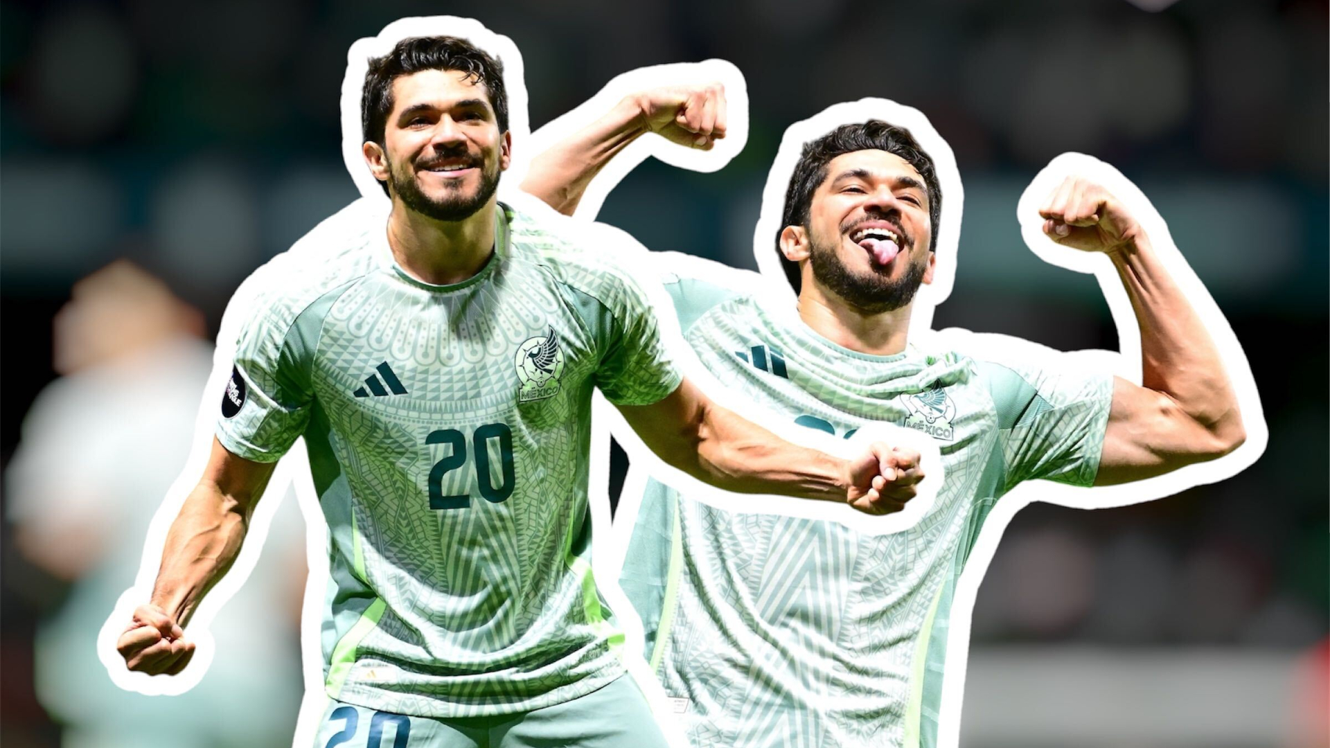 Henry marcó un doblete en su último partido con el Tri, en los CF de la Nations League de la Concacaf del 2024. MARCAMX