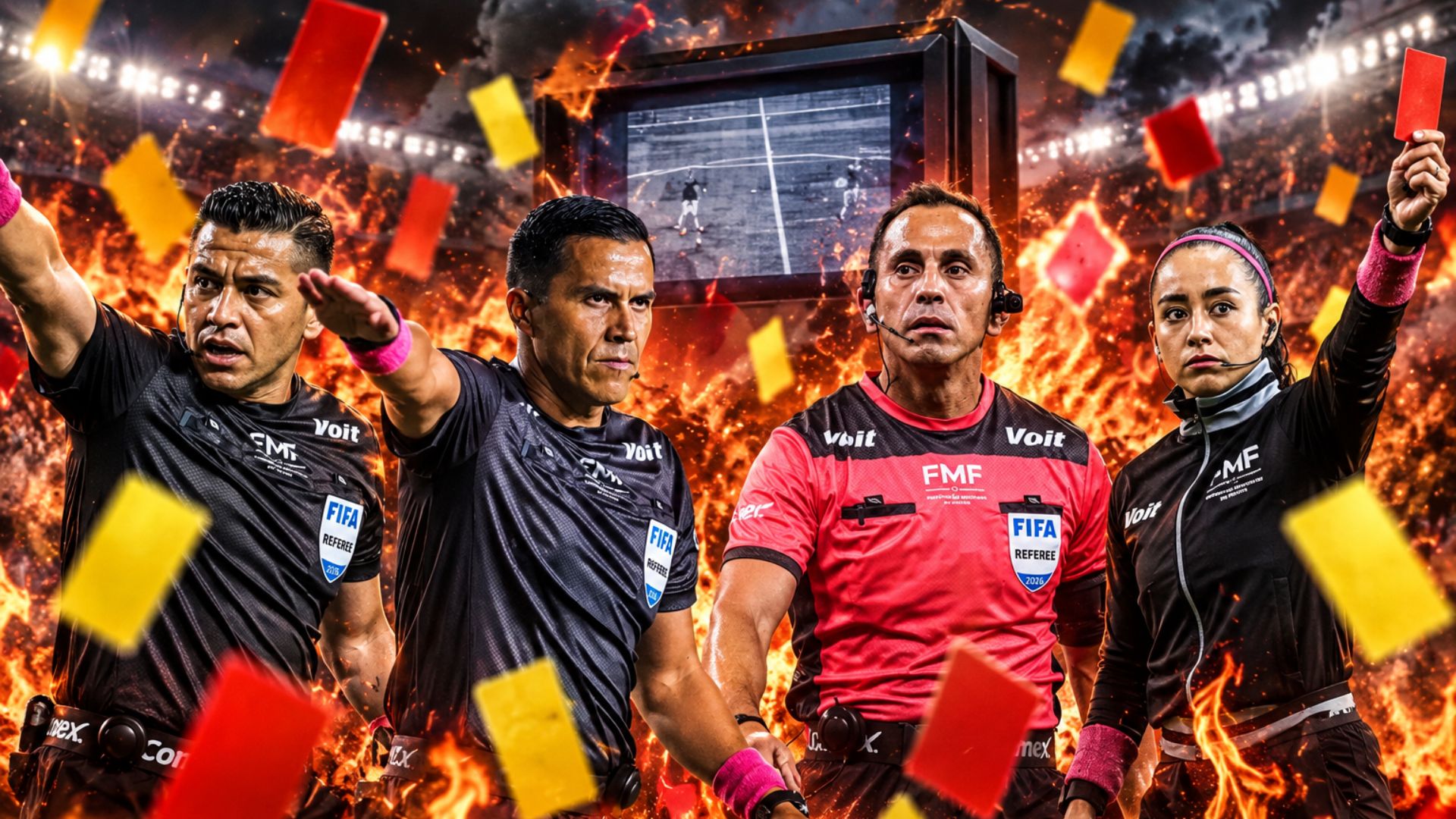 La Jornada 12 del Apertura 2026 dejó decisiones arbitrales que encendieron la polémica en Atlante vs Pumas, Necaxa vs Atlas y Puebla vs León. / ESPECIAL MEXSPORT