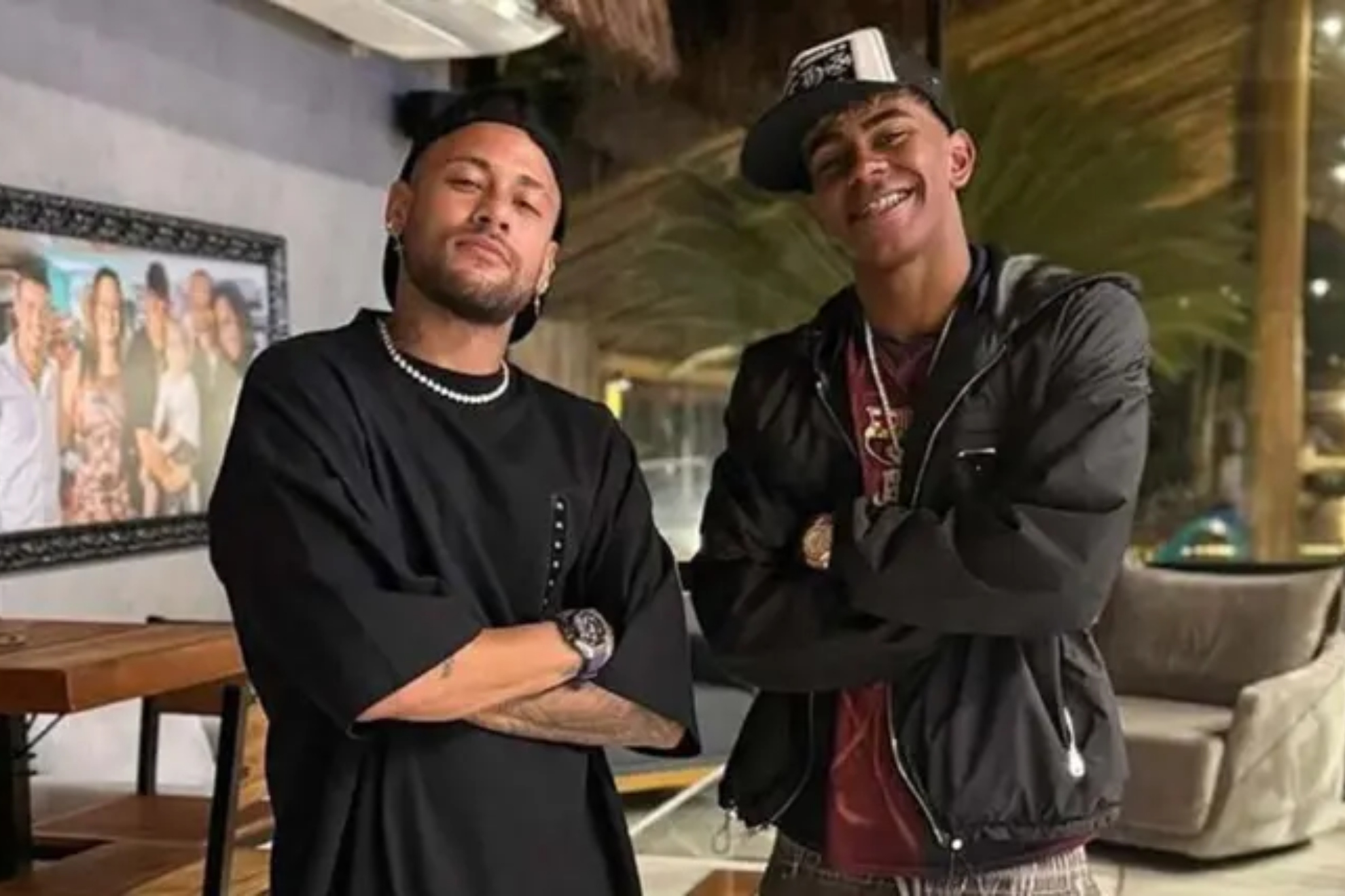 Neymar y Lamine, juntos