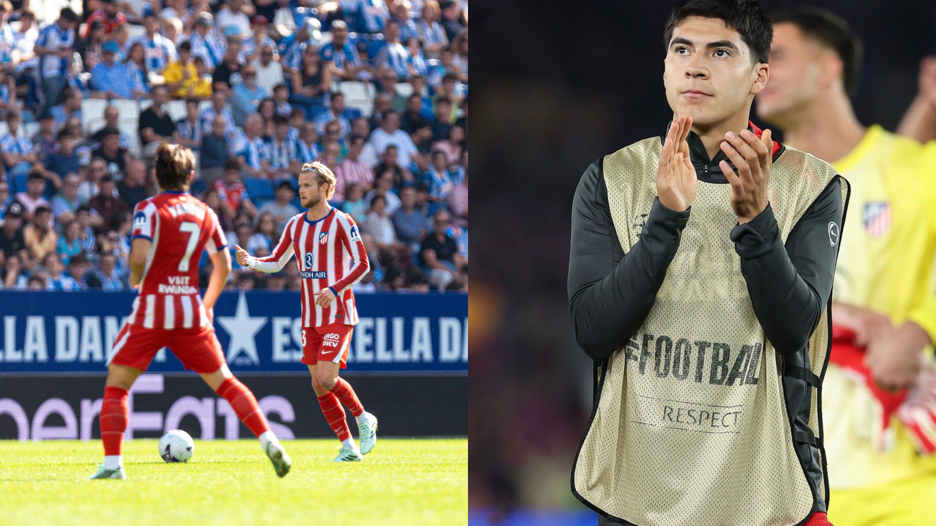 Obed Vargas no juega con el Atlético de Madrid. / ESPECIAL