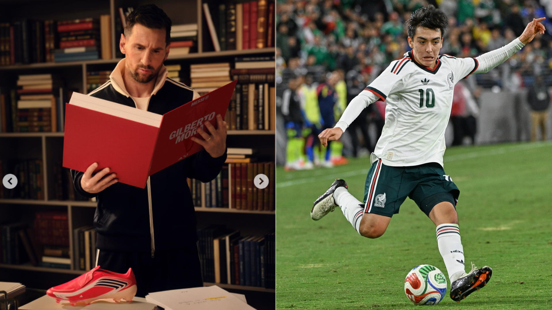 Messi eligió al mexicano para una campaña de las promesas del futbol mundial. MARCAMX