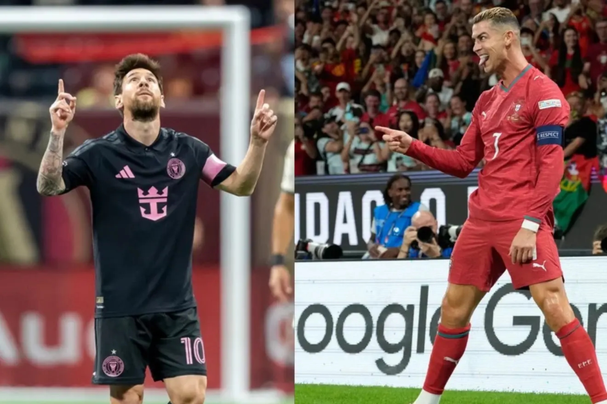 Messi y Cristiano LAPRESSE