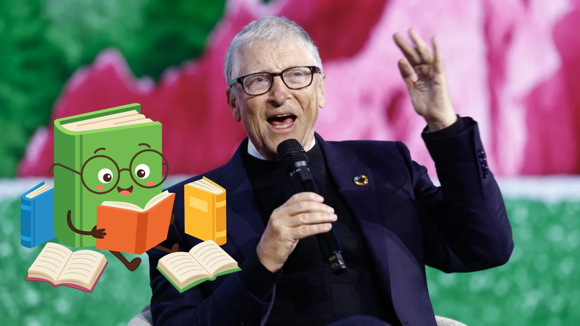 Bill Gates es amante de la lectura. / ESPECIAL