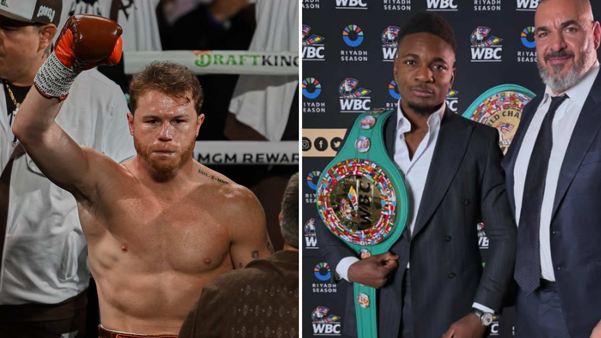 Canelo vs Mbilli Boletos: Estos son los precios para la pelea de Saúl Álvarez en Riad /MEXSPORT IG@chris_mbilli