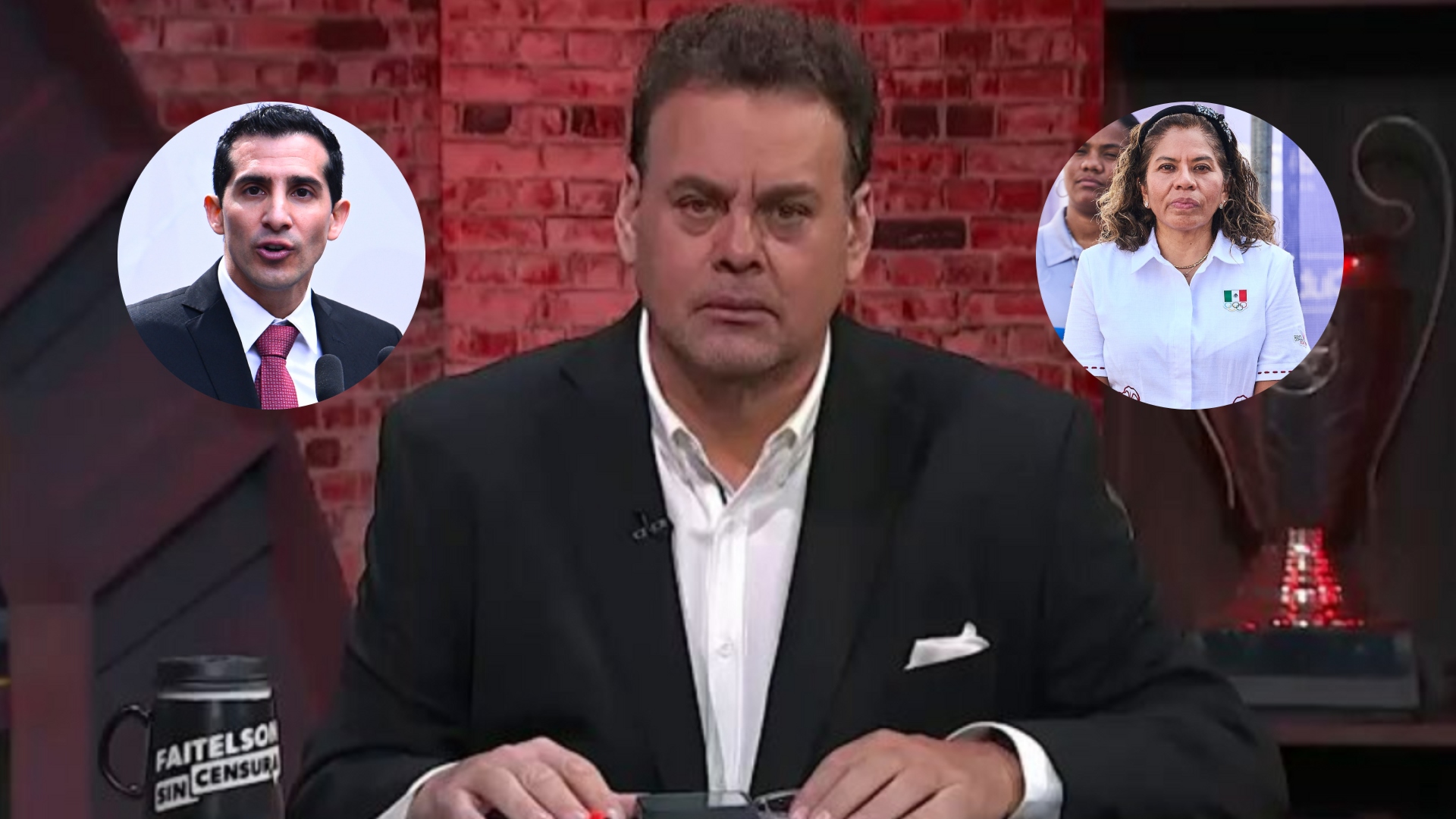 David Faitelson - Rommel Pacheco - María José Alcalá