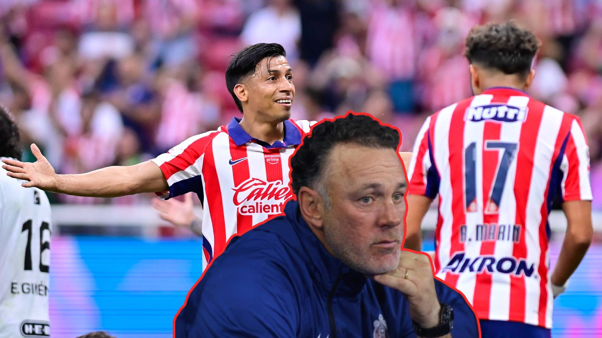 Ángel Sepúlveda y Ricardo Marín son los delanteros en Chivas tras la salida de la Hormiga González / Mexsport