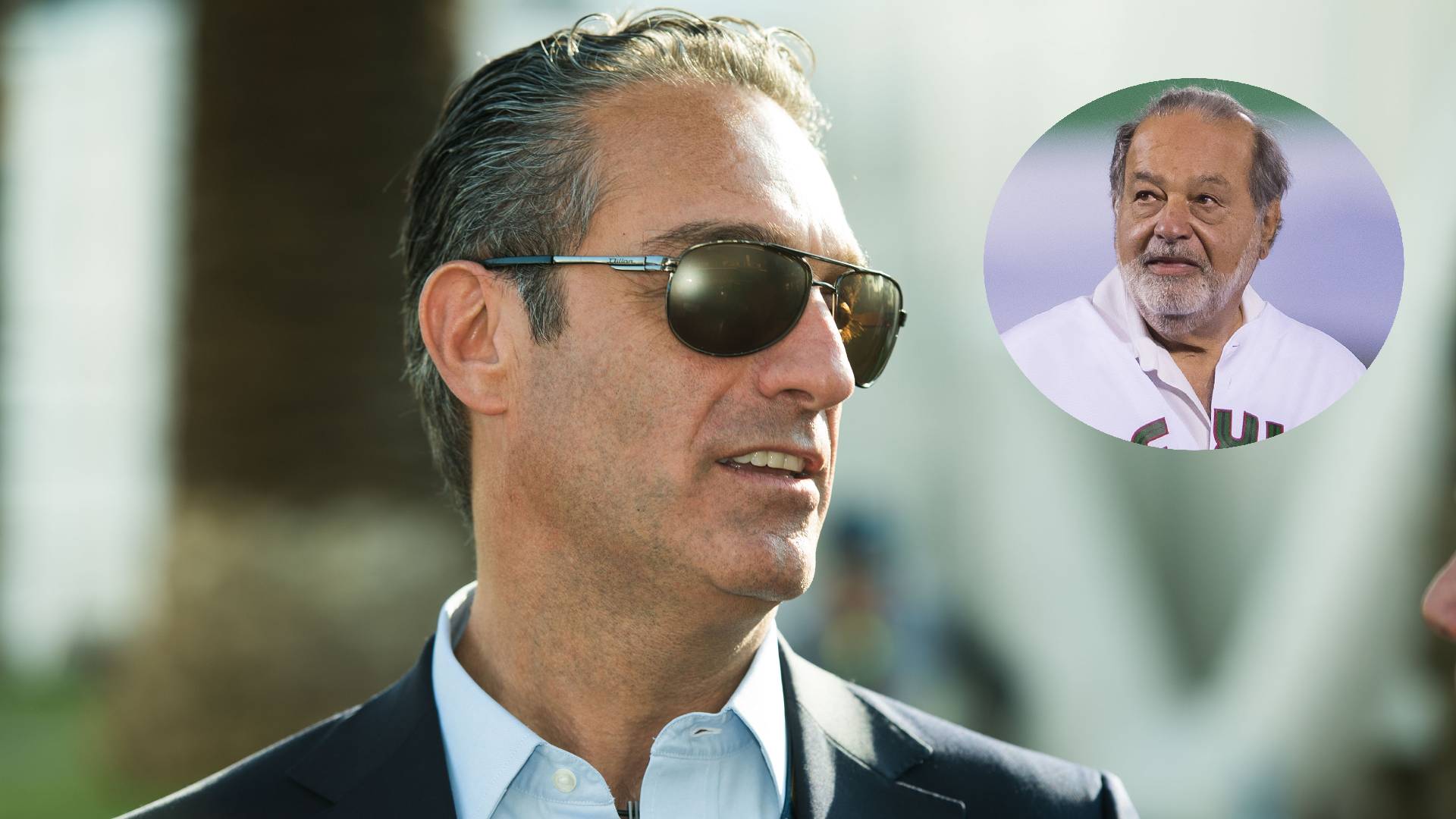 Carlos Slim Domit.y Carlos Slim Helú. MEXSPORT
