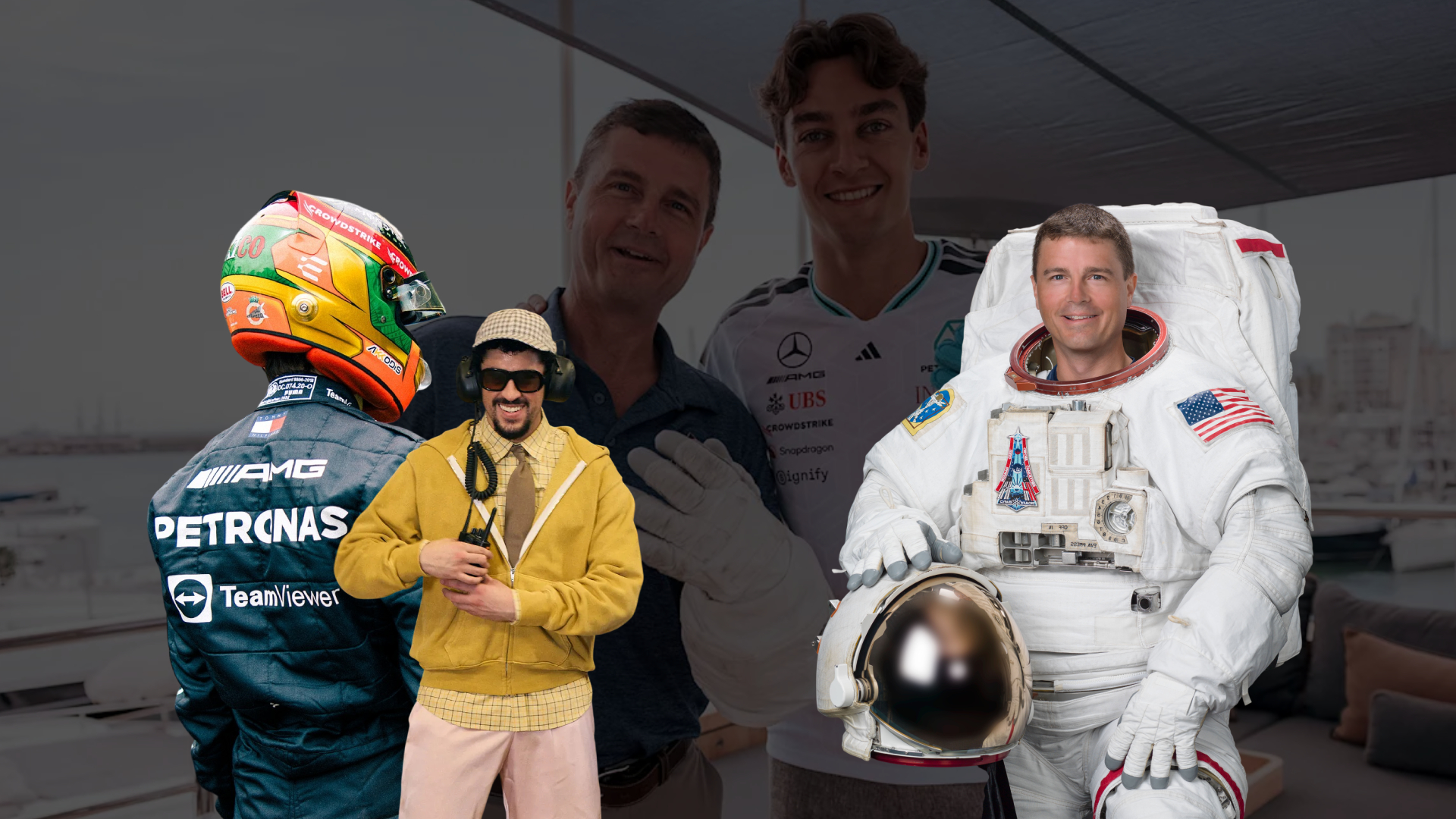 Reid Wiseman comandó la Misión Artemis II alrededor de la Luna / Mercedes AMG F1