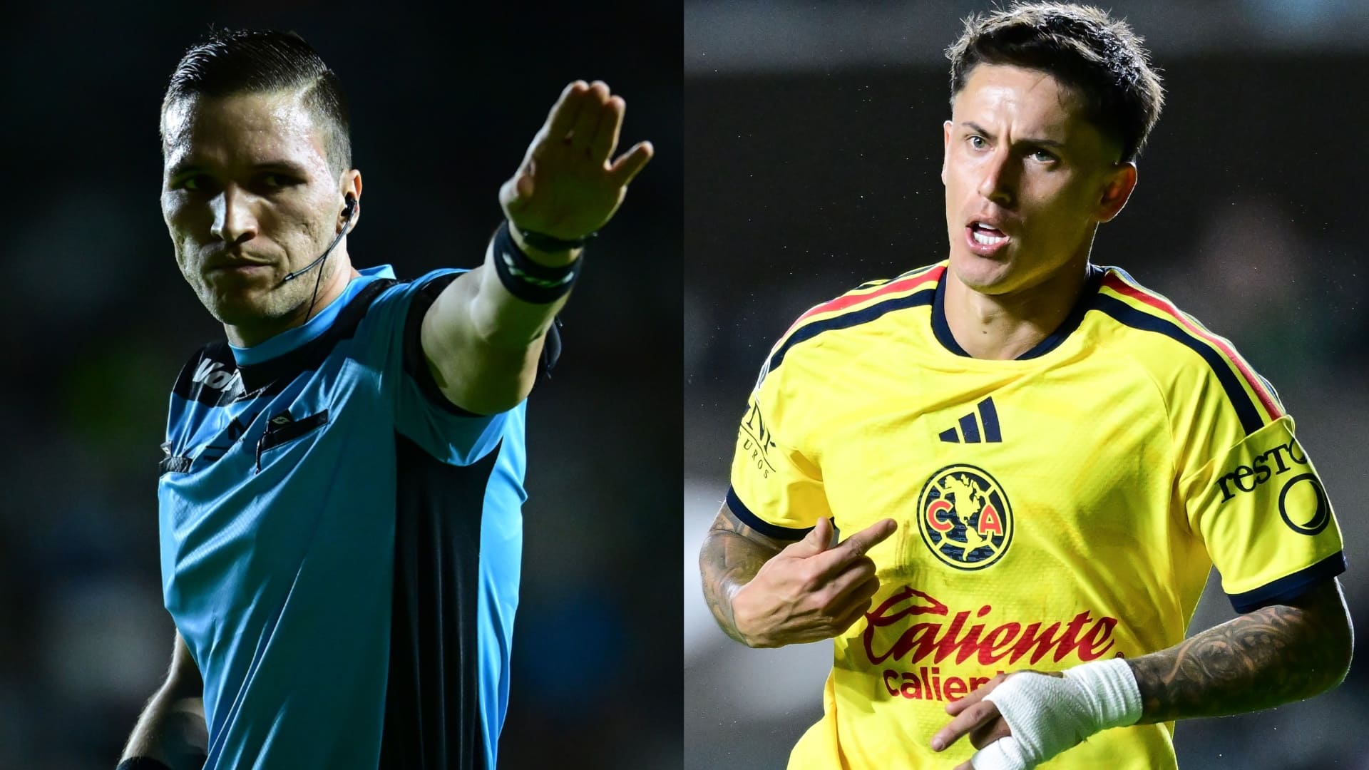 El árbitro Yonatan Peinado fue suspendido por mentir sobre insultos de Brian Rodríguez en el América - Monterrey MEXSPORT