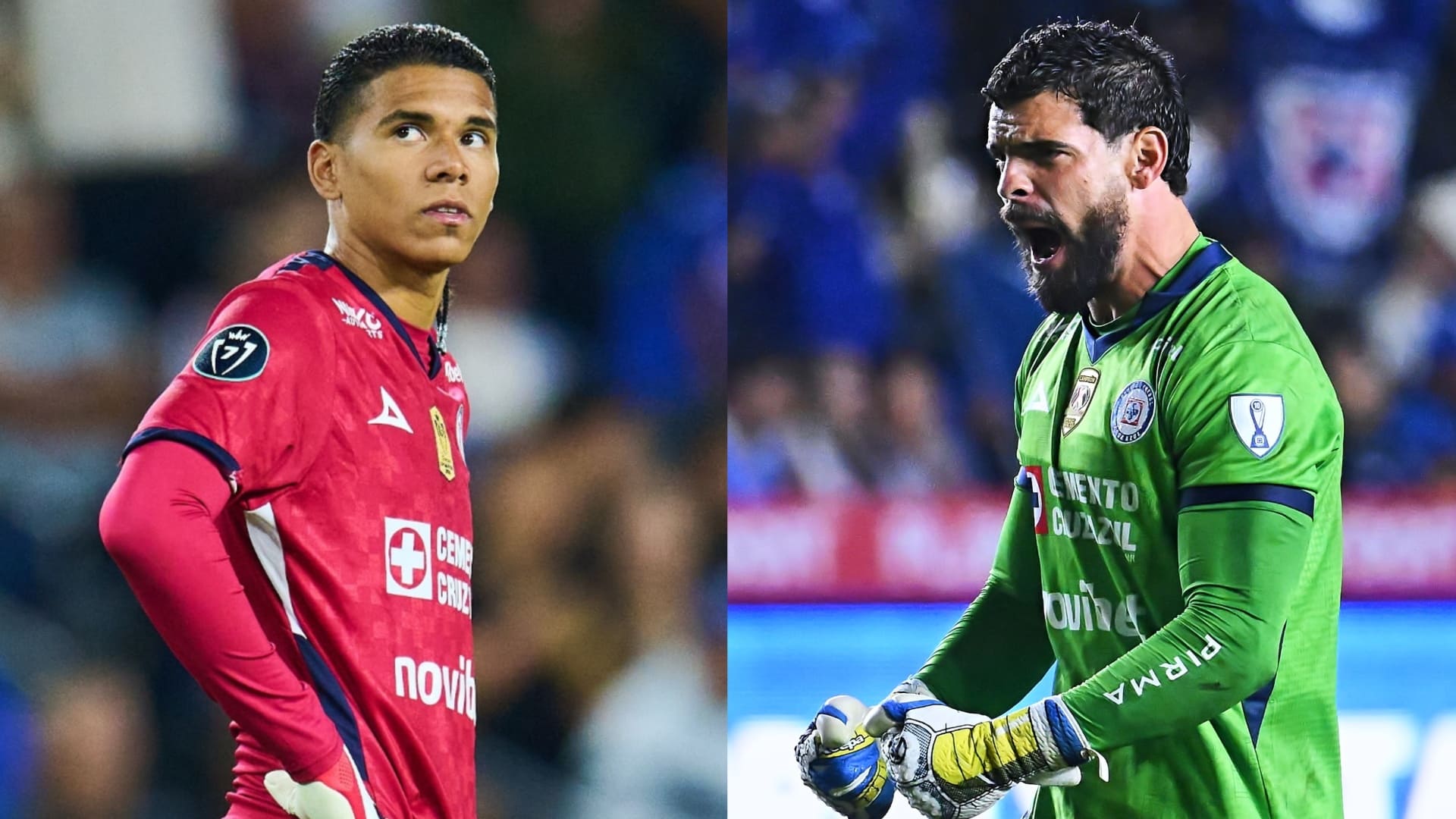 Kevin Mier y Andrés Gudiño se disputan la titularidad en el arco celeste. MEXSPORT