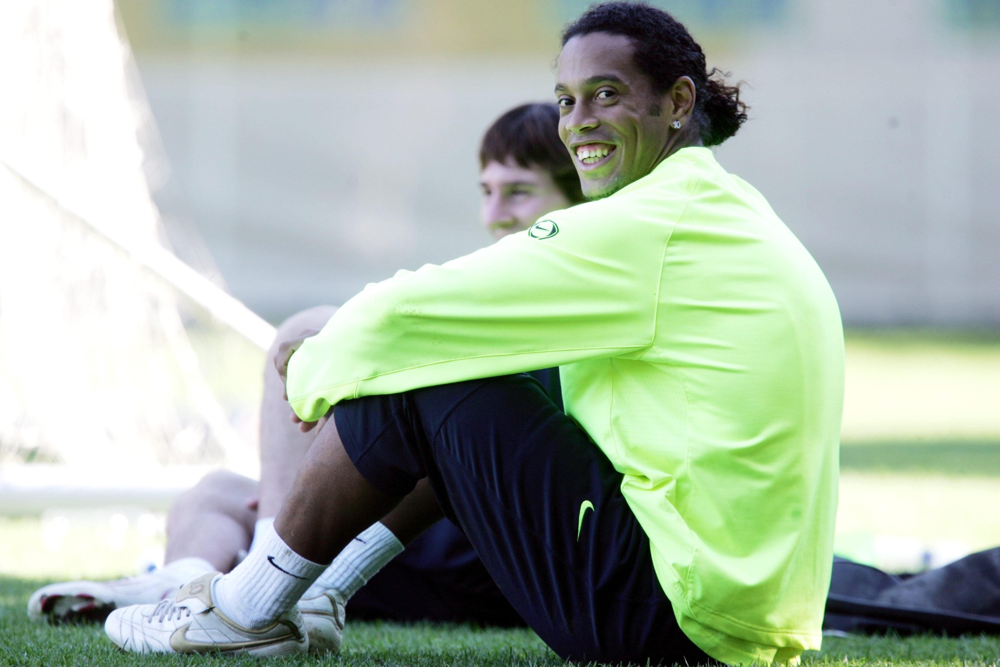 Messi y Ronaldinho, en 2005 / Miguel Ruiz (MARCA)