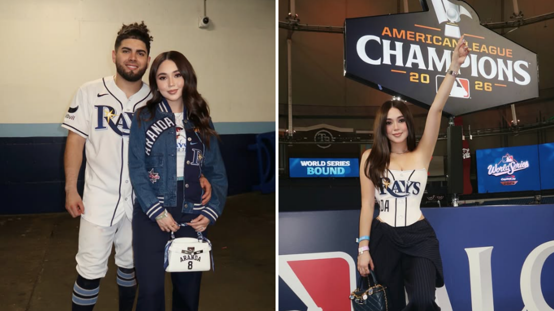 Quién es la esposa de Jonathan Aranda: Ella es Milka Medrano, la mujer de la estrella de Rays /IG@milkamedranoa