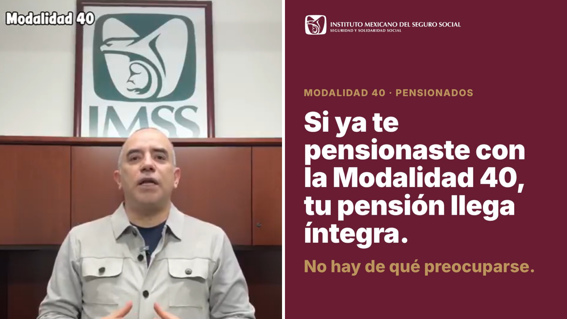 Modalidad 40 del IMSS: ¿Cuál es el salario máximo de cotización con las nuevas reglas de pensiones? /X@Tu_IMSS