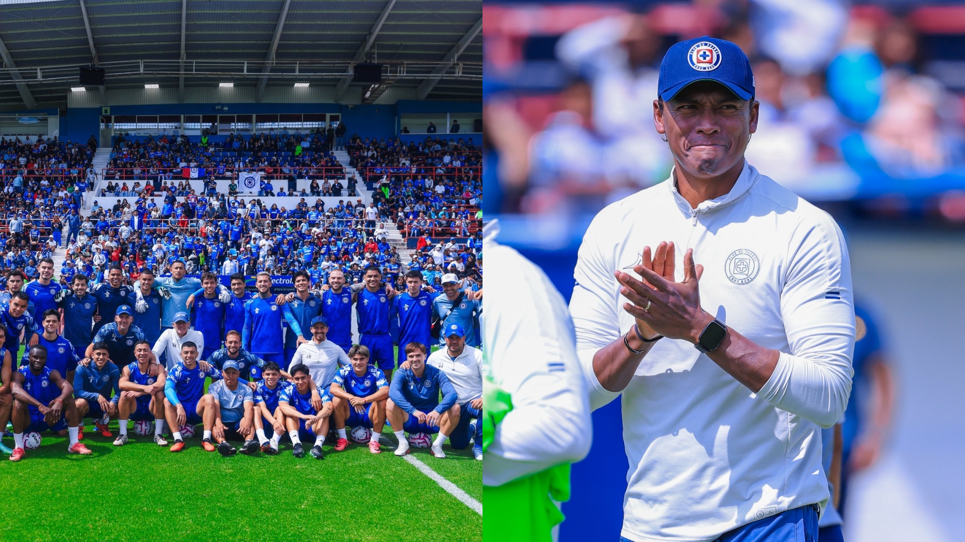 Cruz Azul entrenamiento