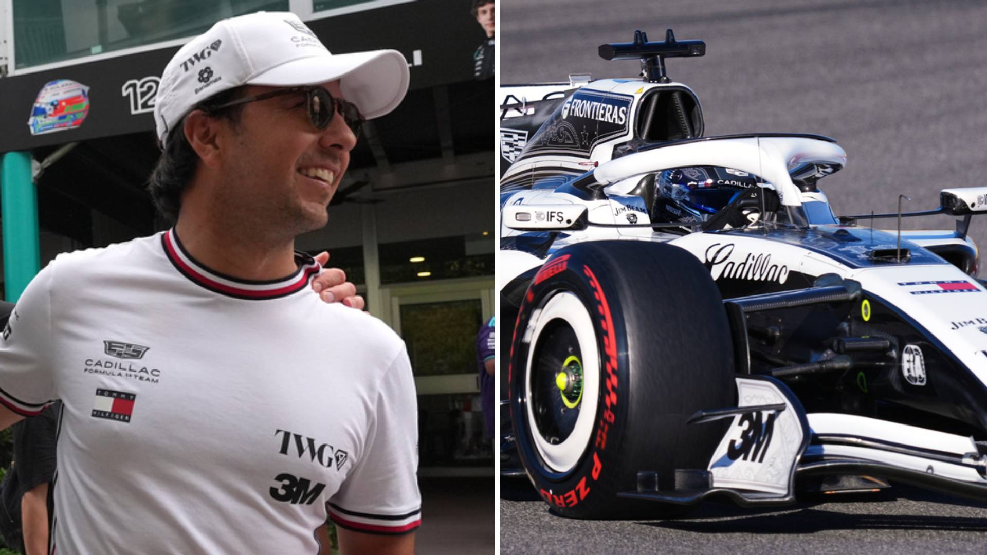 Sergio "Checo" Pérez con Cadillac Racing F1 Team LAPRESSE